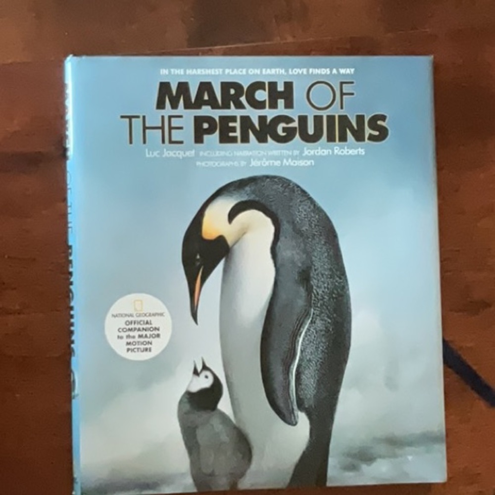 March of the penguins hardcover book